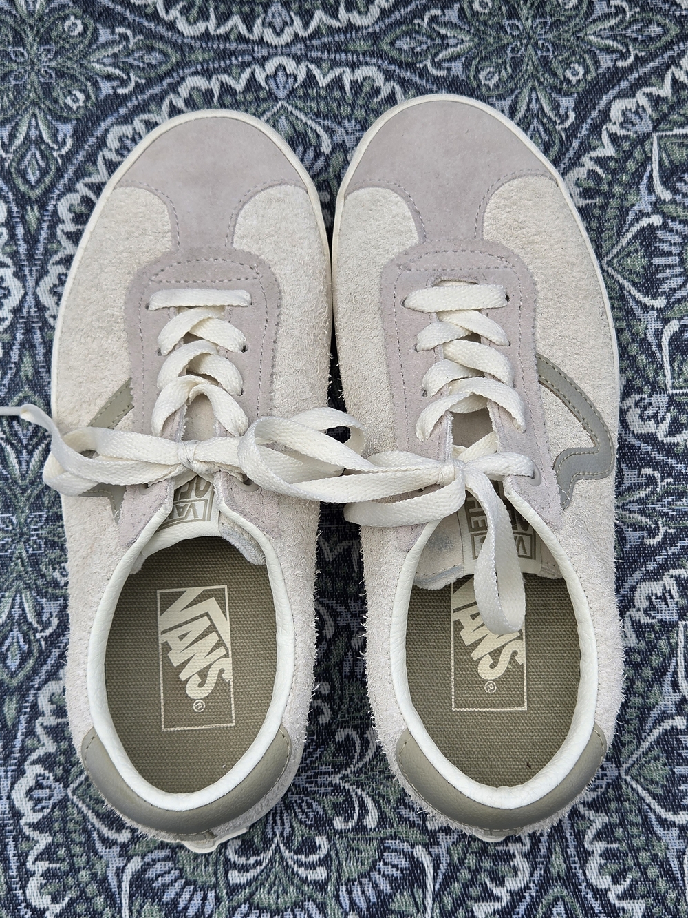 Vans Suede Tri-tone Atmosphere Low-top Gray Unisex Sneakers Men 5, Women 6.5